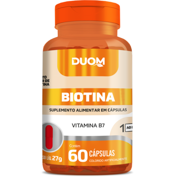 Biotina 60caps - DUOM