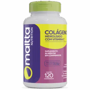 Colágeno com Vitamina C- 120caps -MALTTA
