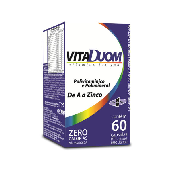 Vitaduom Polivitamínico e Polimineral - 60Cap - DUOM