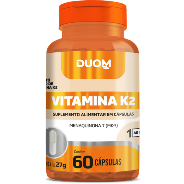 Vitamina K2 450mg - 60Cap - DUOM