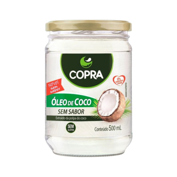 Óleo de Coco - Sem Sabor - Copra 500ML