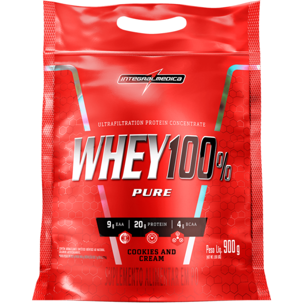 100% Pure Whey - Integralmedica - Refil - 900g