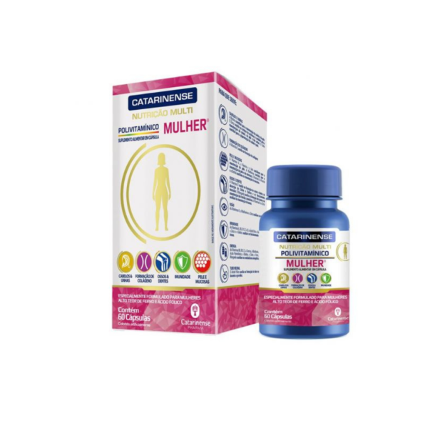 Polivitamínico Mulher Multi - 60Cap - CATARINENSE