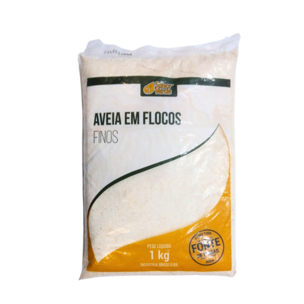 Farinha de Aveia - 1Kg - Sabor Verde