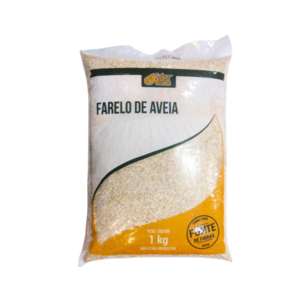 Farelo de Aveia - 1Kg - Sabor Verde