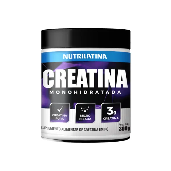 Creatina Monohidratada pura - Nutrilatina - 300g